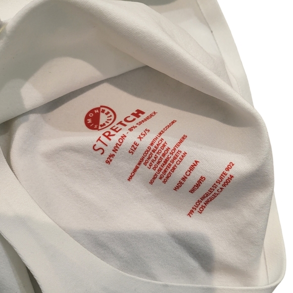 Simon Miller Eero Bodysuit In White XS/S NWT - Picture 7 of 8